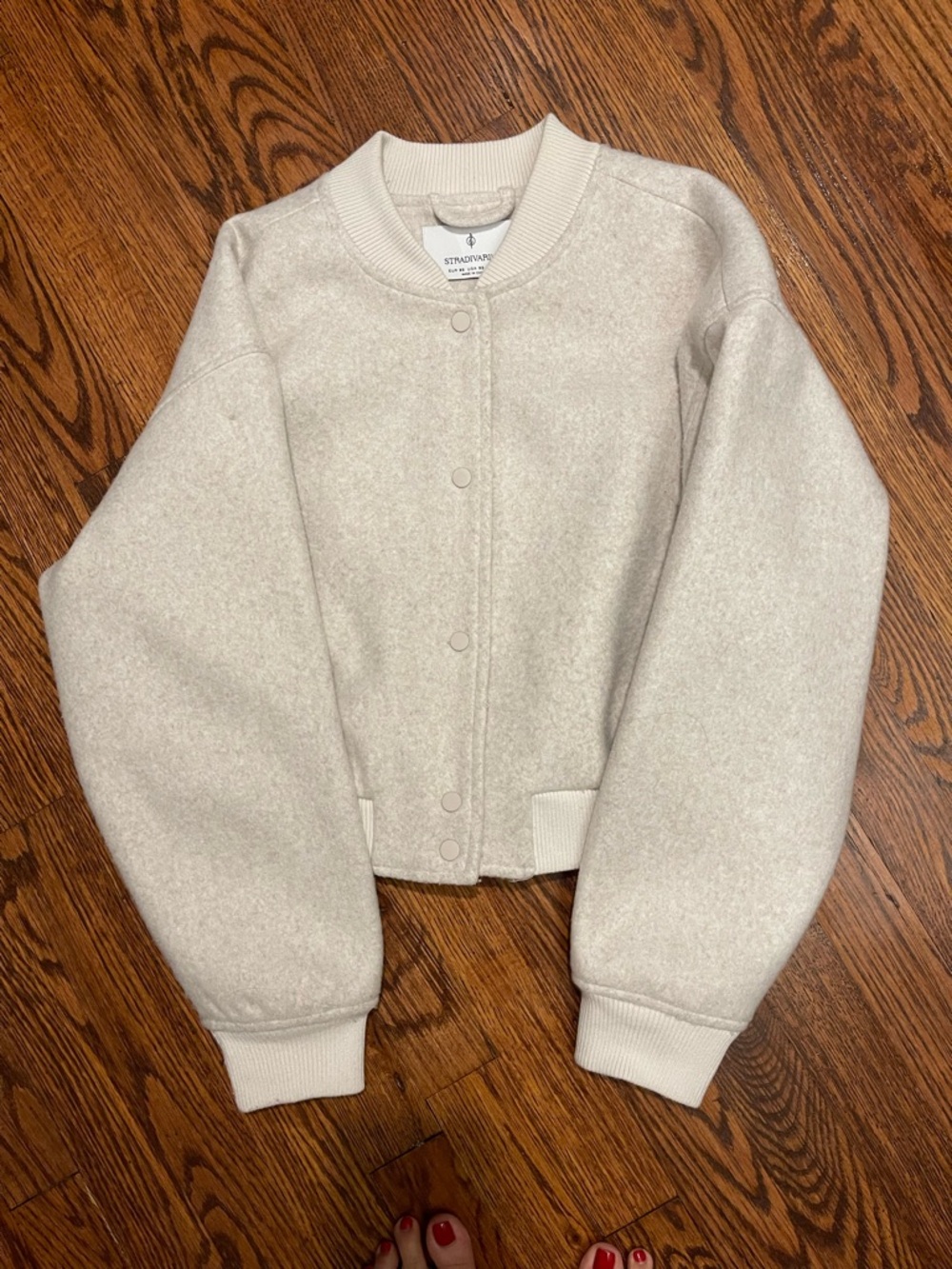 Stradivarius Cropped Bomber Jacket XS